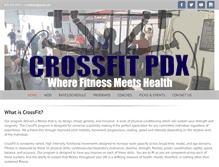 Tablet Screenshot of crossfitpdx.com
